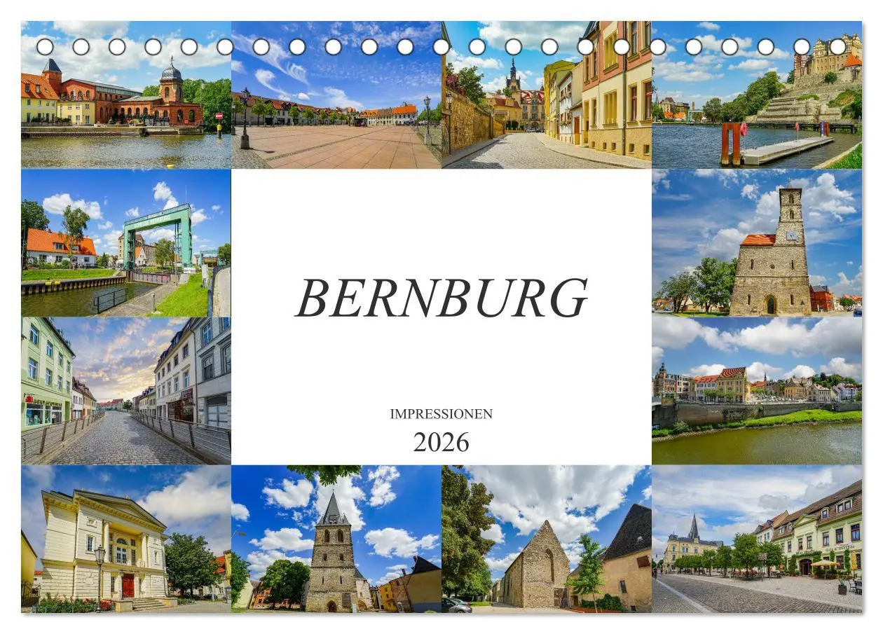 Cover: 9783457788462 | Bernburg Impressionen (Tischkalender 2026 DIN A5 quer), CALVENDO...