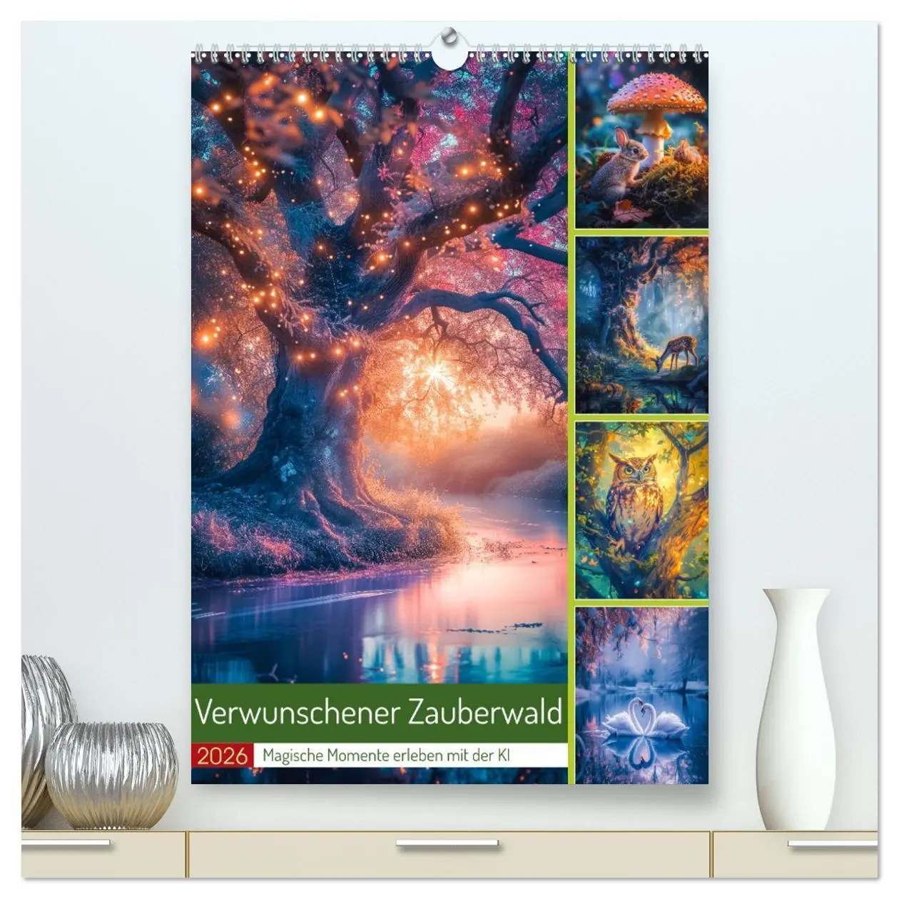 Cover: 9783516258462 | Verwunschener Zauberwald (hochwertiger Premium Wandkalender 2026...