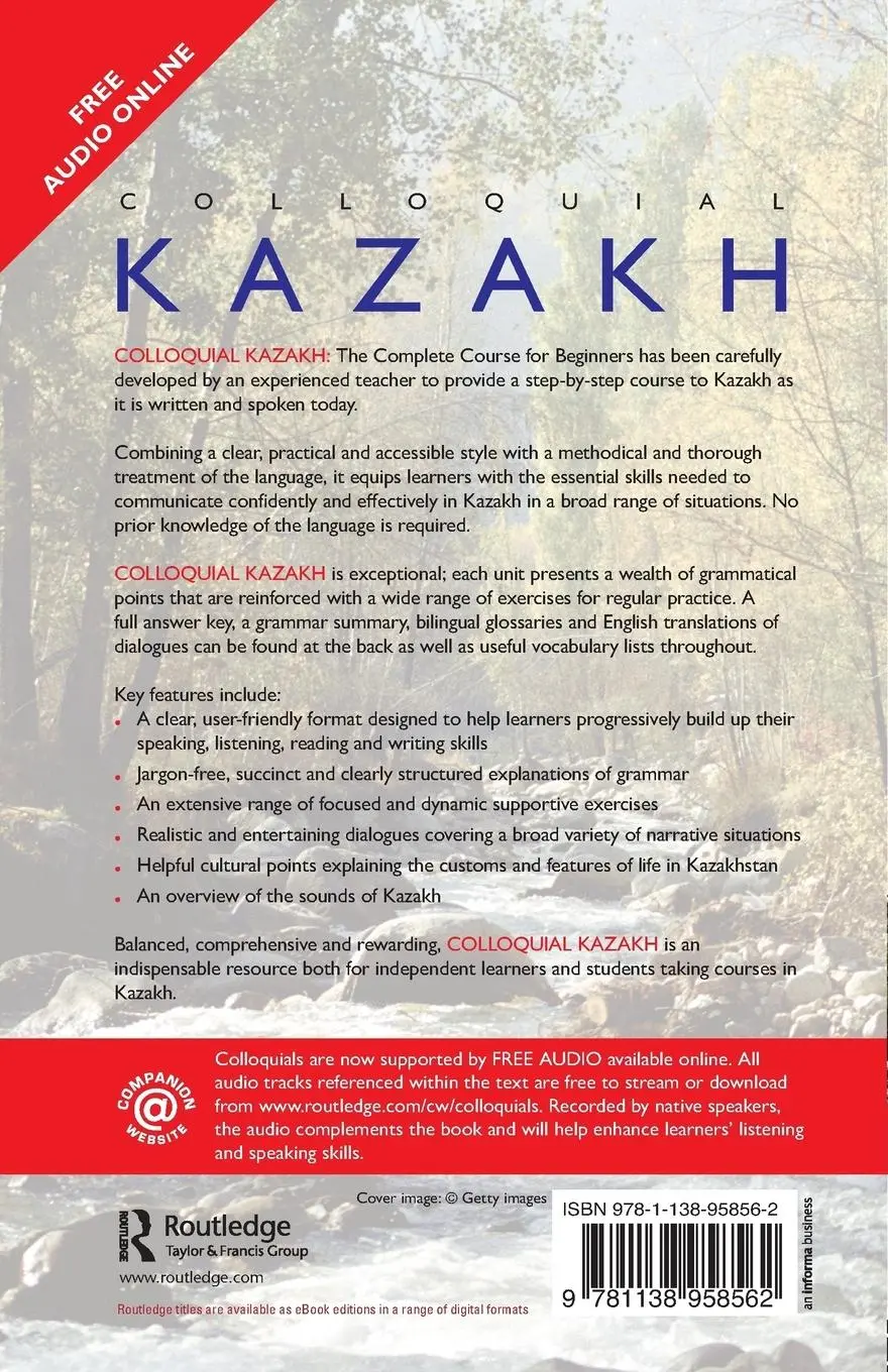 Rückseite: 9781138958562 | Colloquial Kazakh | Zaure Batayeva | Taschenbuch | Englisch | 2015