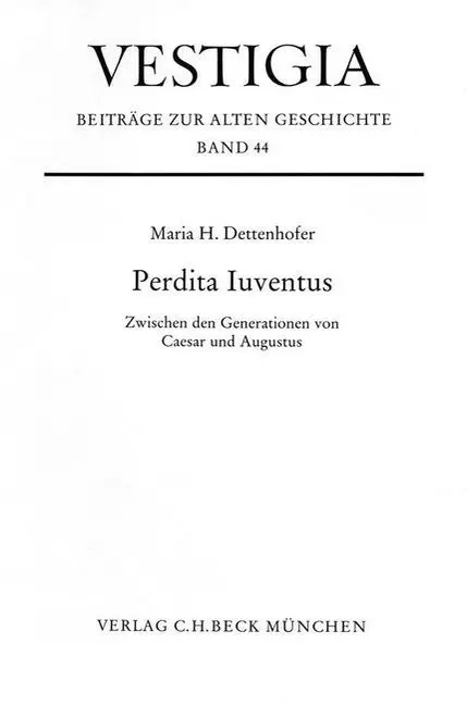 Cover: 9783406358562 | Perdita Juventus | Maria Dettenhofer | Buch | XII | Deutsch | 1992