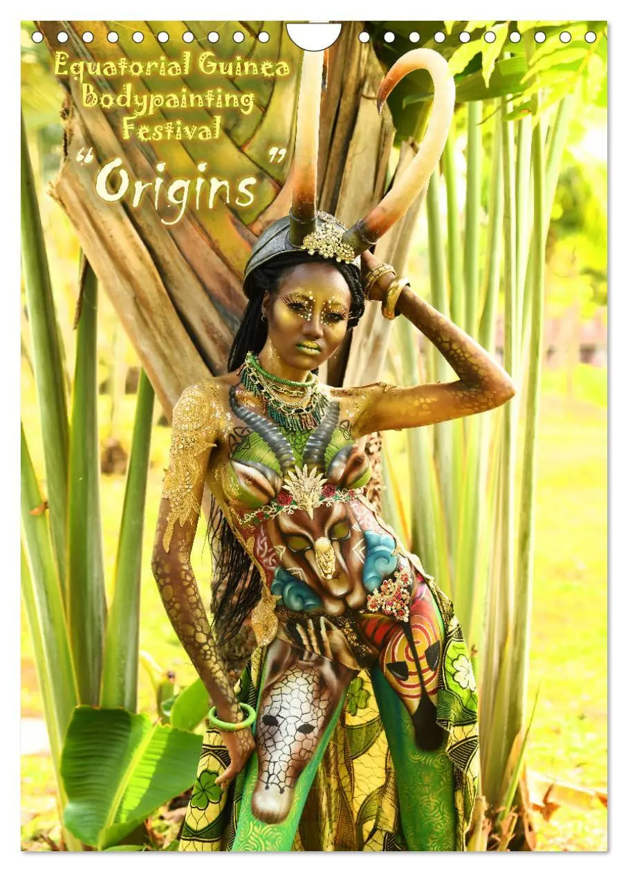 Cover: 9783516558562 | Equatorial Guinea Bodypainting Festival - Origins (Wall Calendar...