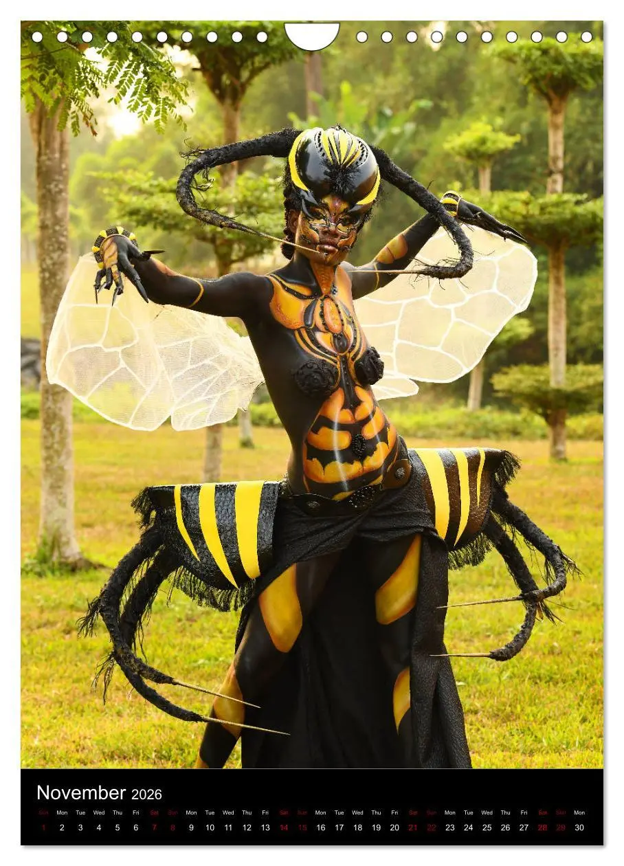 Bild: 9783516558562 | Equatorial Guinea Bodypainting Festival - Origins (Wall Calendar...