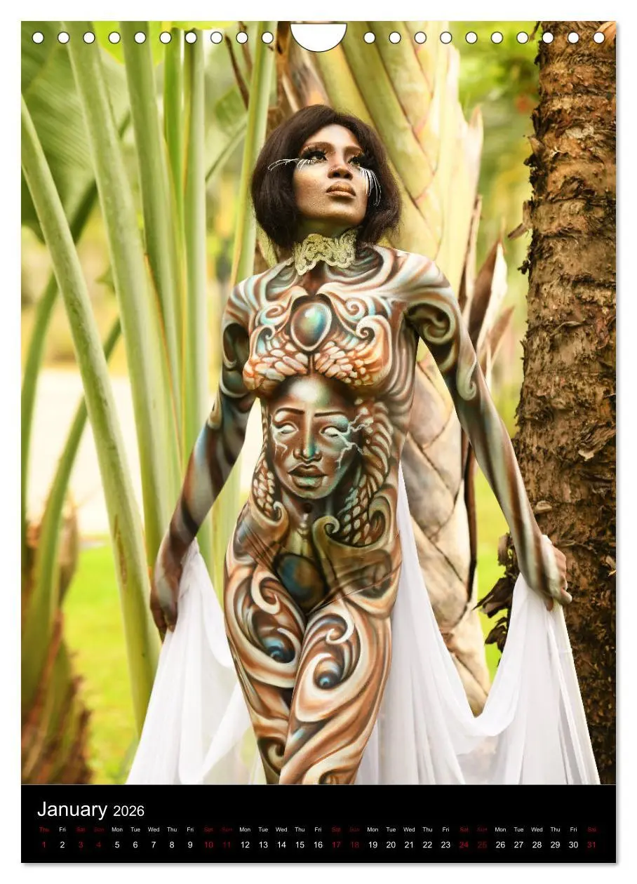 Bild: 9783516558562 | Equatorial Guinea Bodypainting Festival - Origins (Wall Calendar...