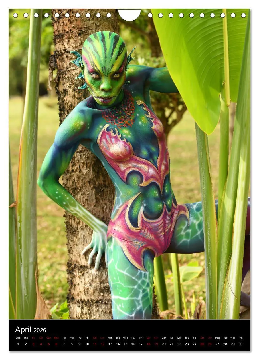 Bild: 9783516558562 | Equatorial Guinea Bodypainting Festival - Origins (Wall Calendar...