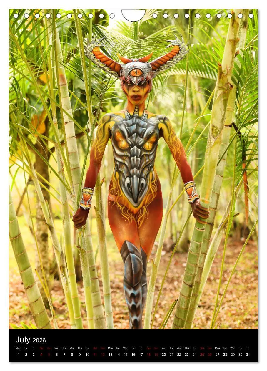 Bild: 9783516558562 | Equatorial Guinea Bodypainting Festival - Origins (Wall Calendar...