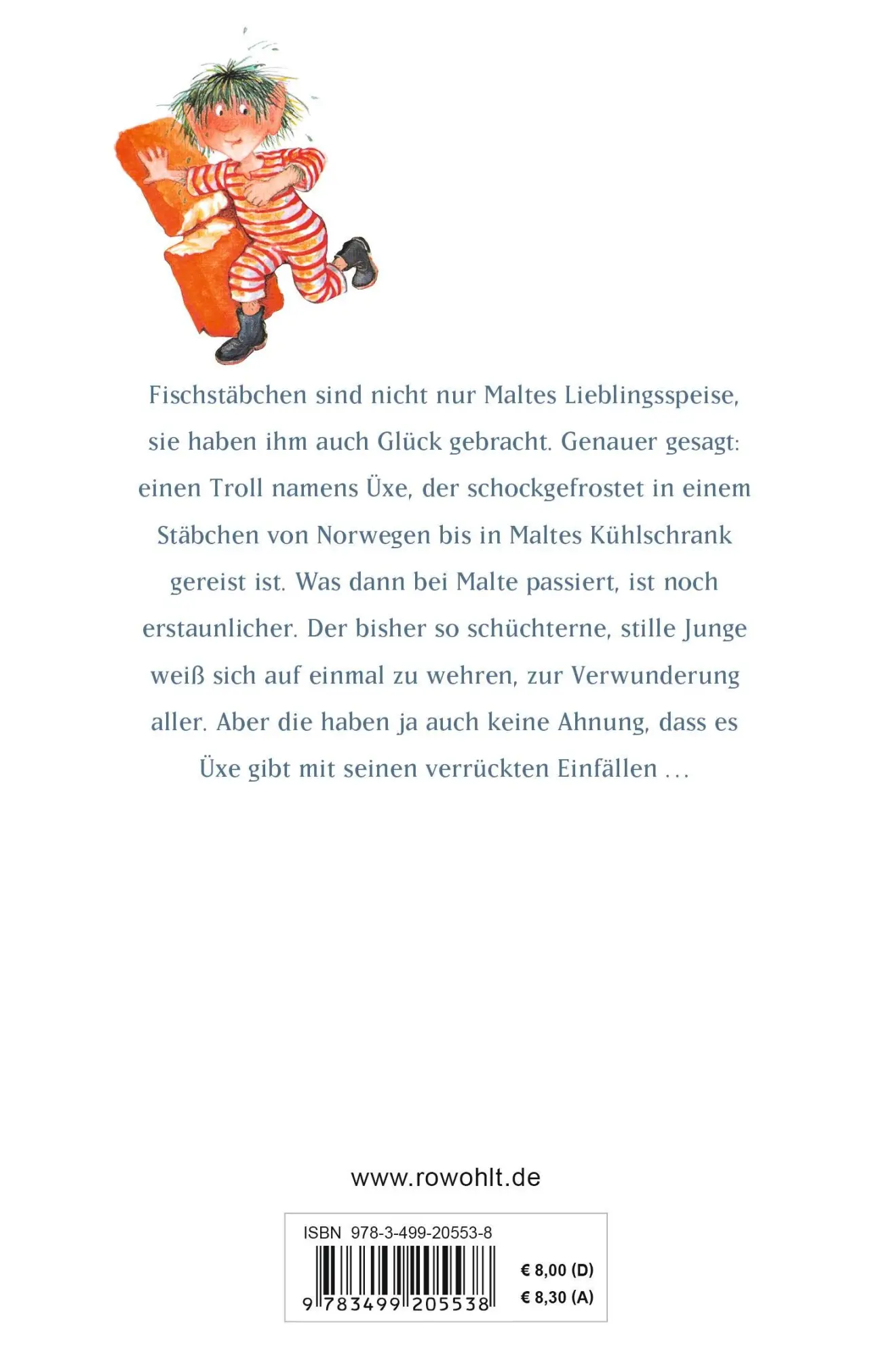 Rückseite: 9783733508562 | Üxe, der Fischstäbchen-Troll | Ursel Scheffler | Taschenbuch | 160 S.