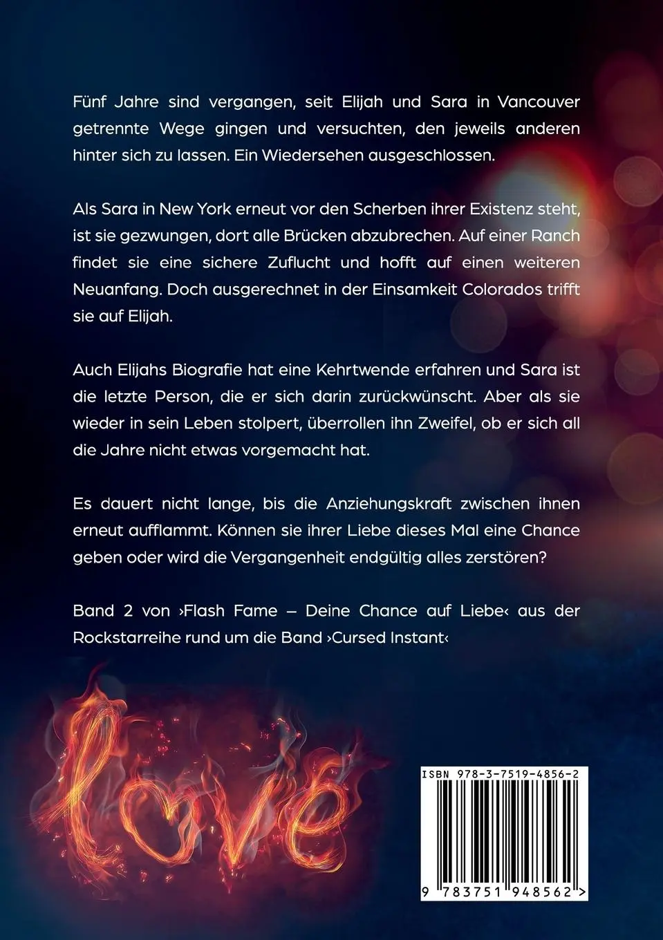Rückseite: 9783751948562 | Flash Fame | Deine Chance auf Liebe - Band 2 | Sophie M. Seller | Buch