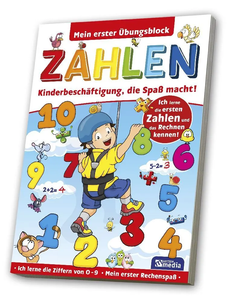 Cover: 4019393988662 | Lern-/ Übungsblock A5 - Zahlen | 80 Blatt | Taschenbuch | Deutsch