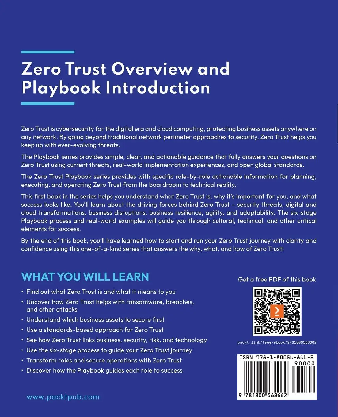 Rückseite: 9781800568662 | Zero Trust Overview and Playbook Introduction | Mark Simos (u. a.)