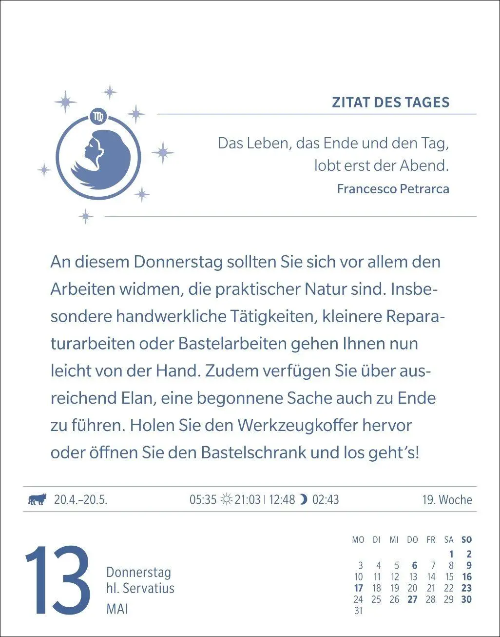 Bild: 9783840038662 | Jungfrau Sternzeichenkalender 2027 - Tagesabreißkalender - Ihr...