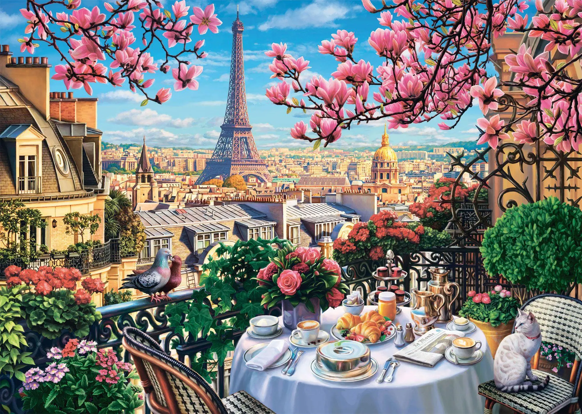Bild: 4001504588762 | Frühstück in Paris | Puzzle Standard 1.000 Teile | Spiel | 58876