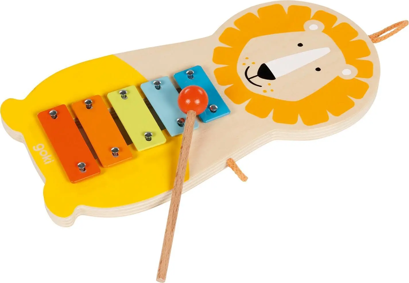 Bild: 4013594618762 | Xylophon Löwe | goki | Spiel | In Faltschachtel | 61876 | Deutsch