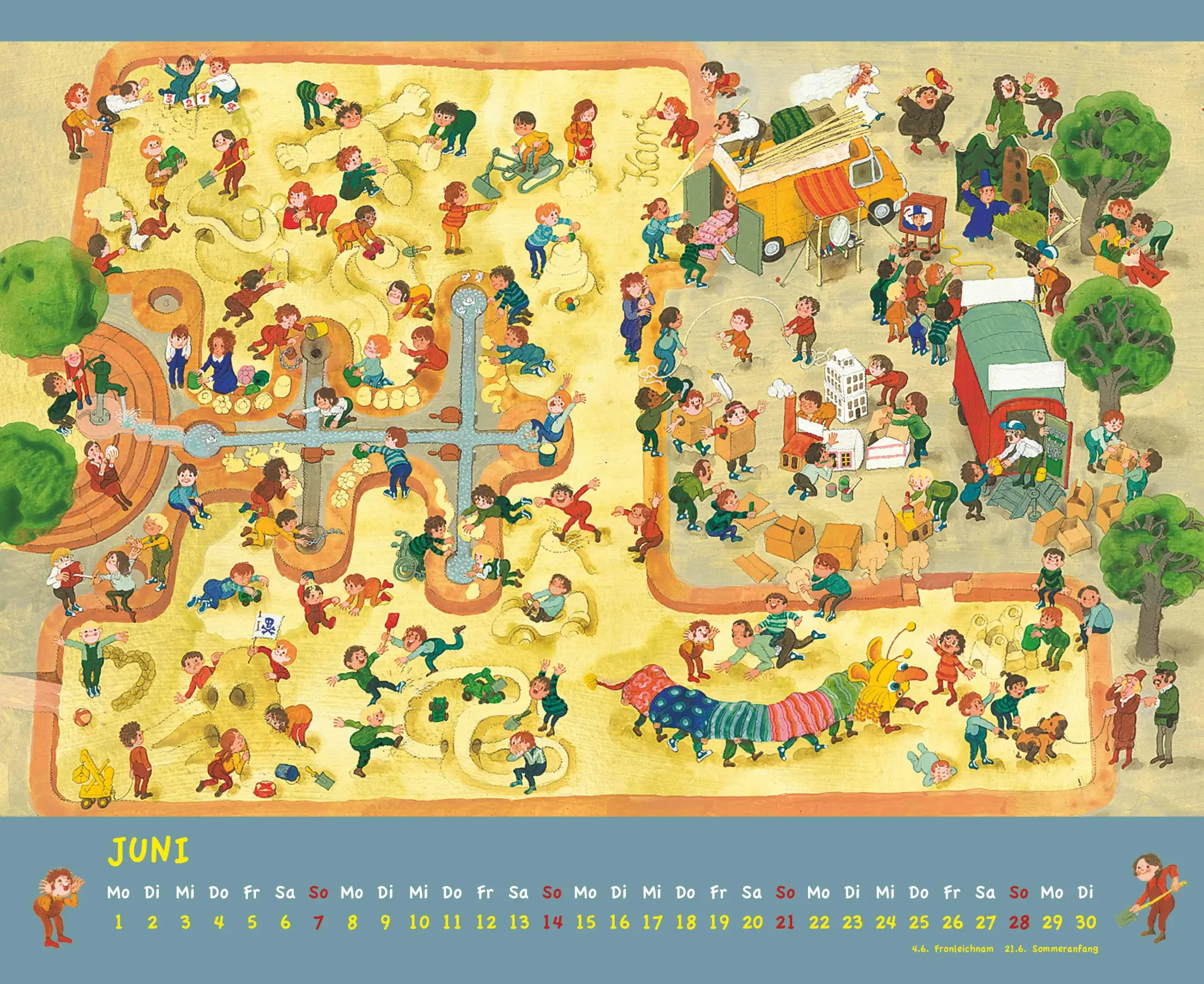 Bild: 4069095008762 | Ali Mitgutsch 2026 - Wimmelbilder - DUMONT Kinder-Kalender -...