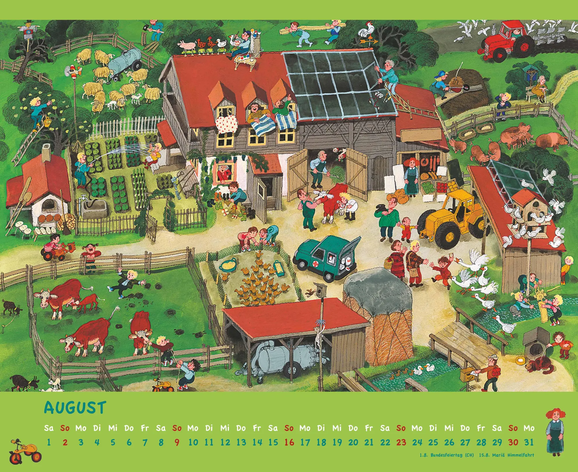 Bild: 4069095008762 | Ali Mitgutsch 2026 - Wimmelbilder - DUMONT Kinder-Kalender -...