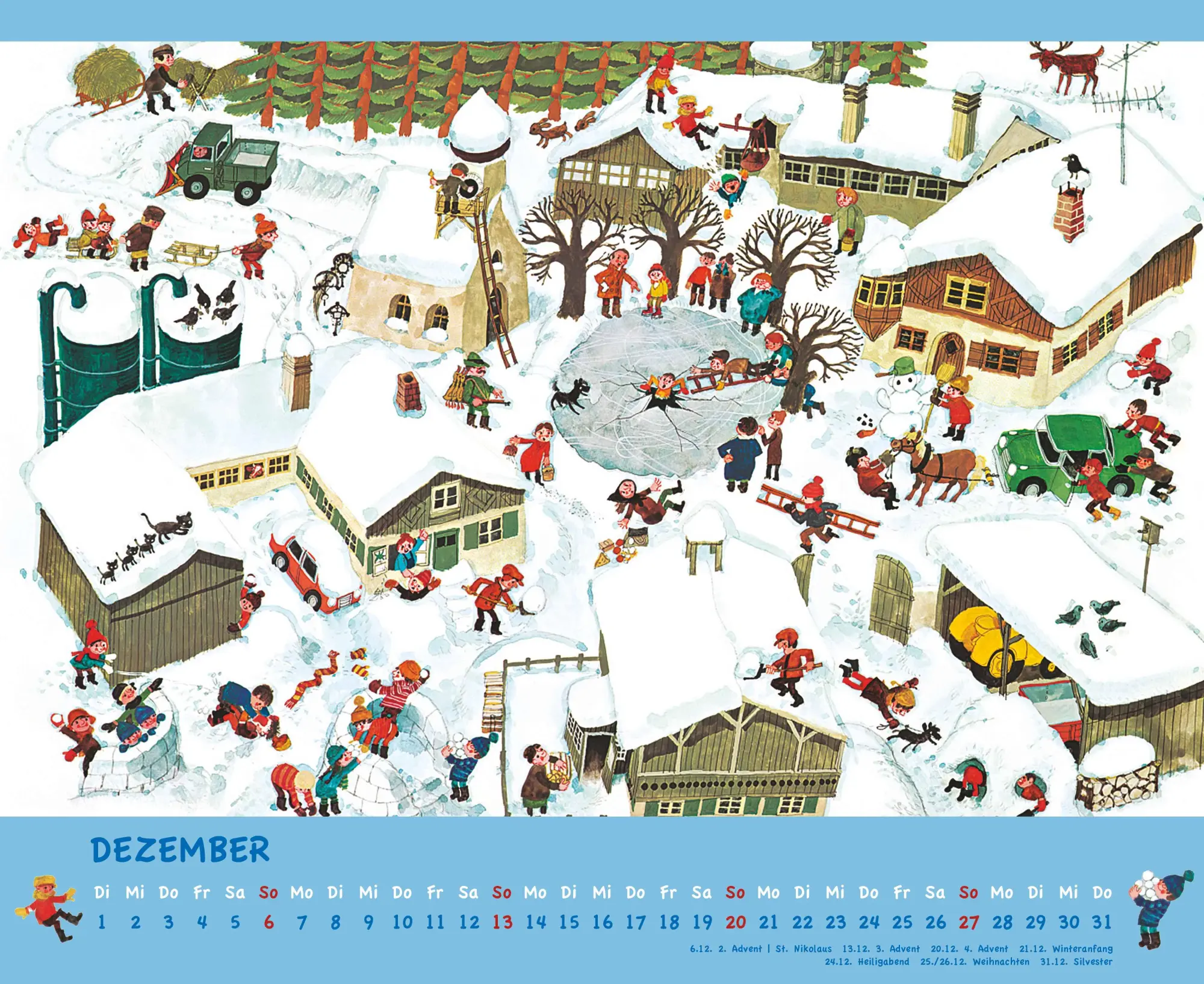 Bild: 4069095008762 | Ali Mitgutsch 2026 - Wimmelbilder - DUMONT Kinder-Kalender -...