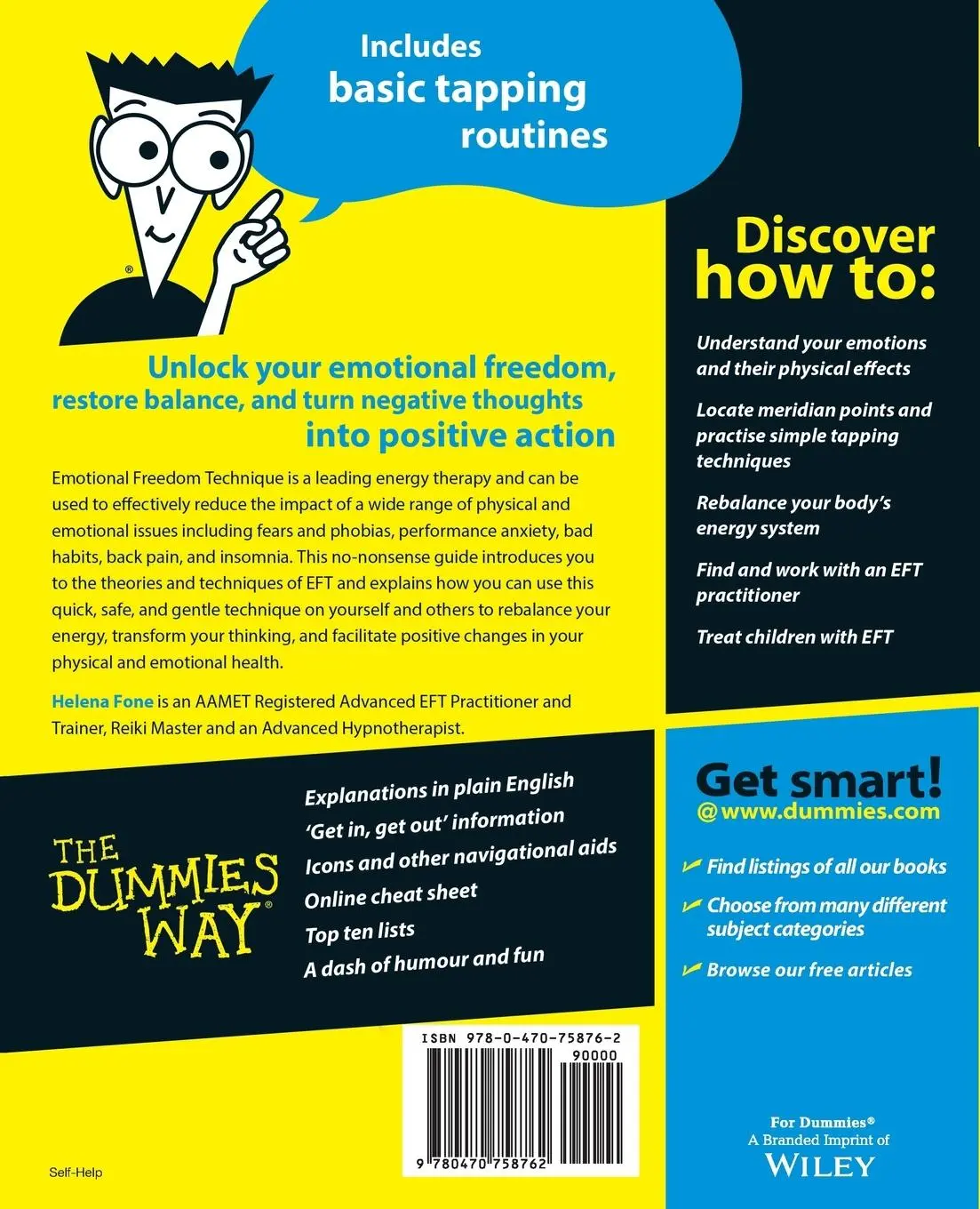Rückseite: 9780470758762 | Emotional Freedom Technique for Dummies | Helena Fone | Taschenbuch