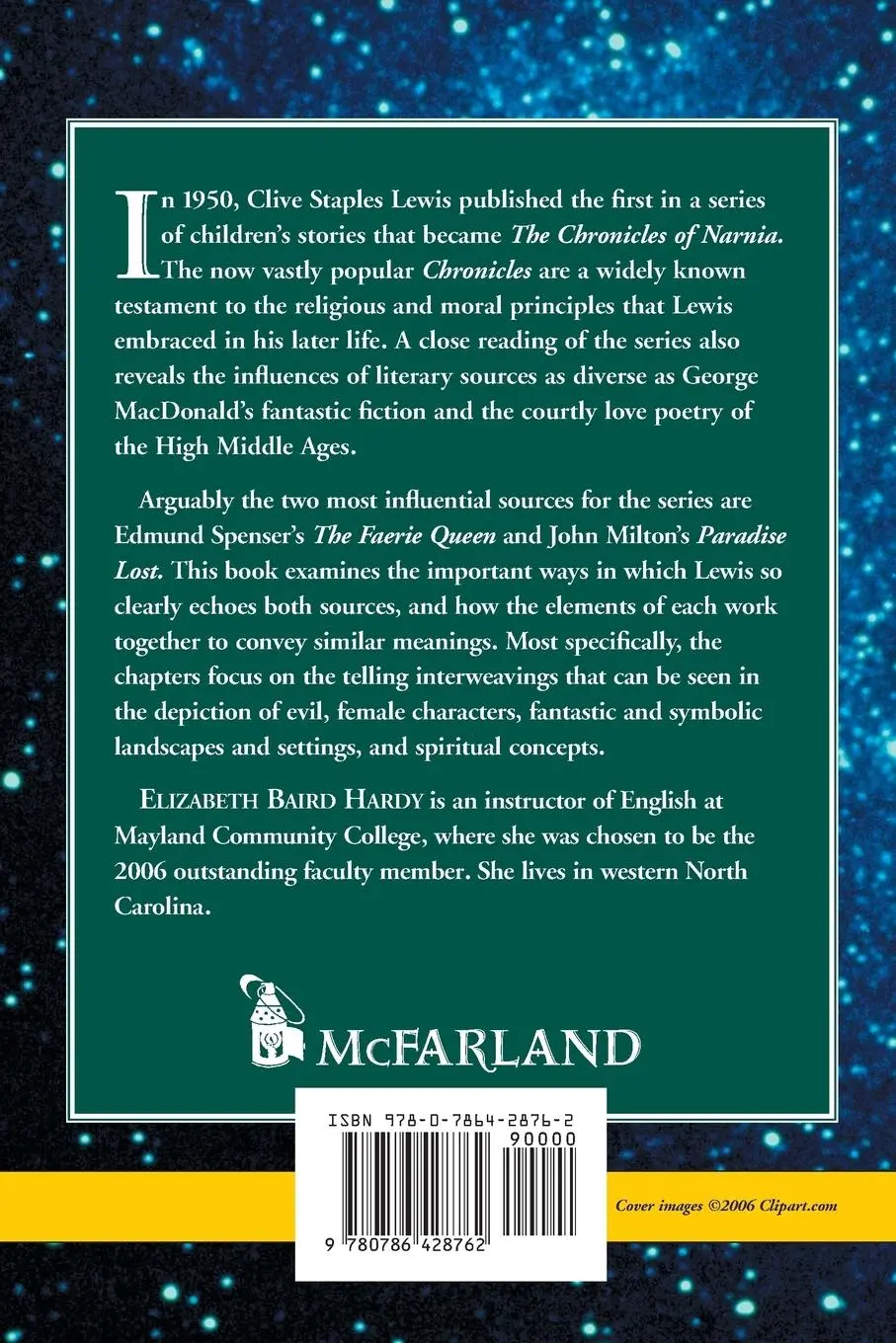 Rückseite: 9780786428762 | Milton, Spenser and The Chronicles of Narnia | Elizabeth Baird Hardy
