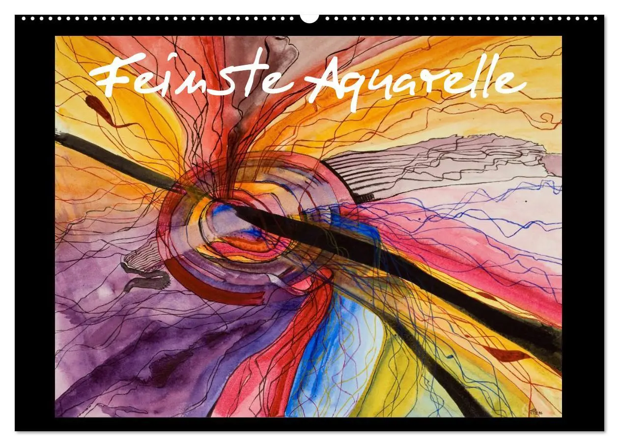 Cover: 9783516088762 | Feinste Aquarelle (Wandkalender 2026 DIN A2 quer), CALVENDO...