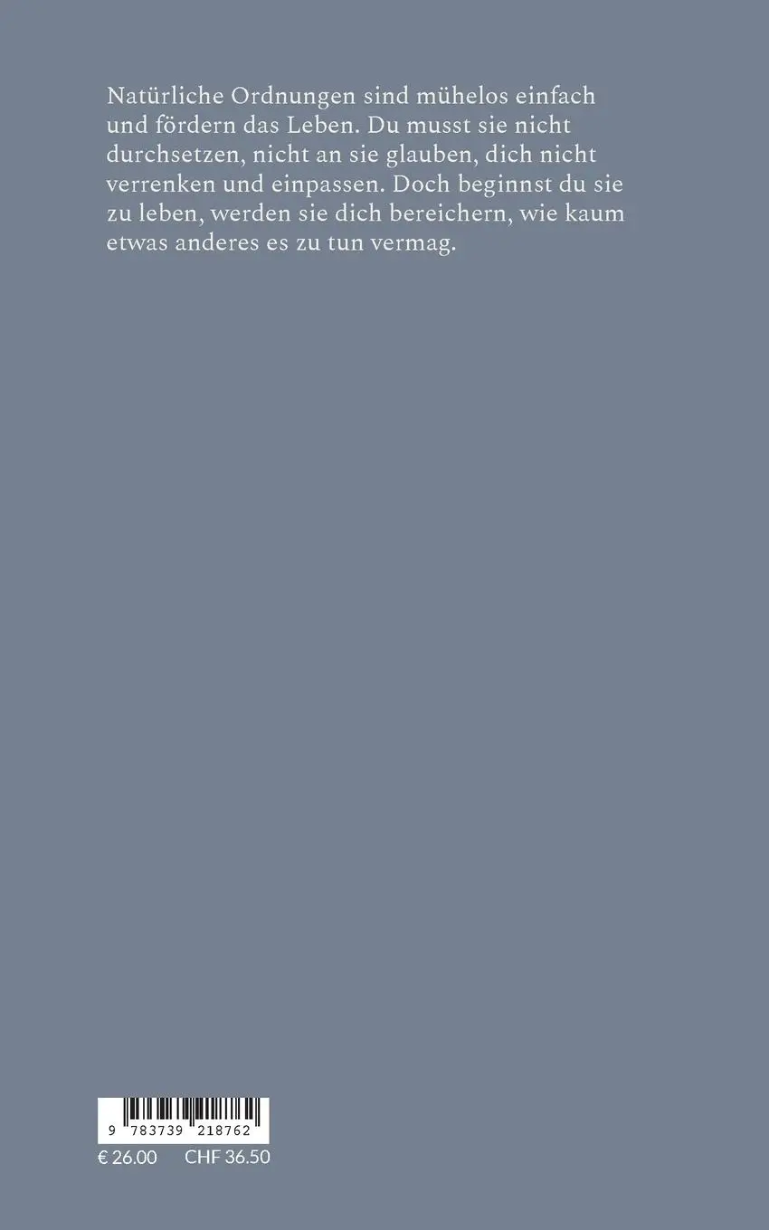 Rückseite: 9783739218762 | Natürliche Ordnungen | Band 1 | Susanne Edelmann | Taschenbuch | 2023