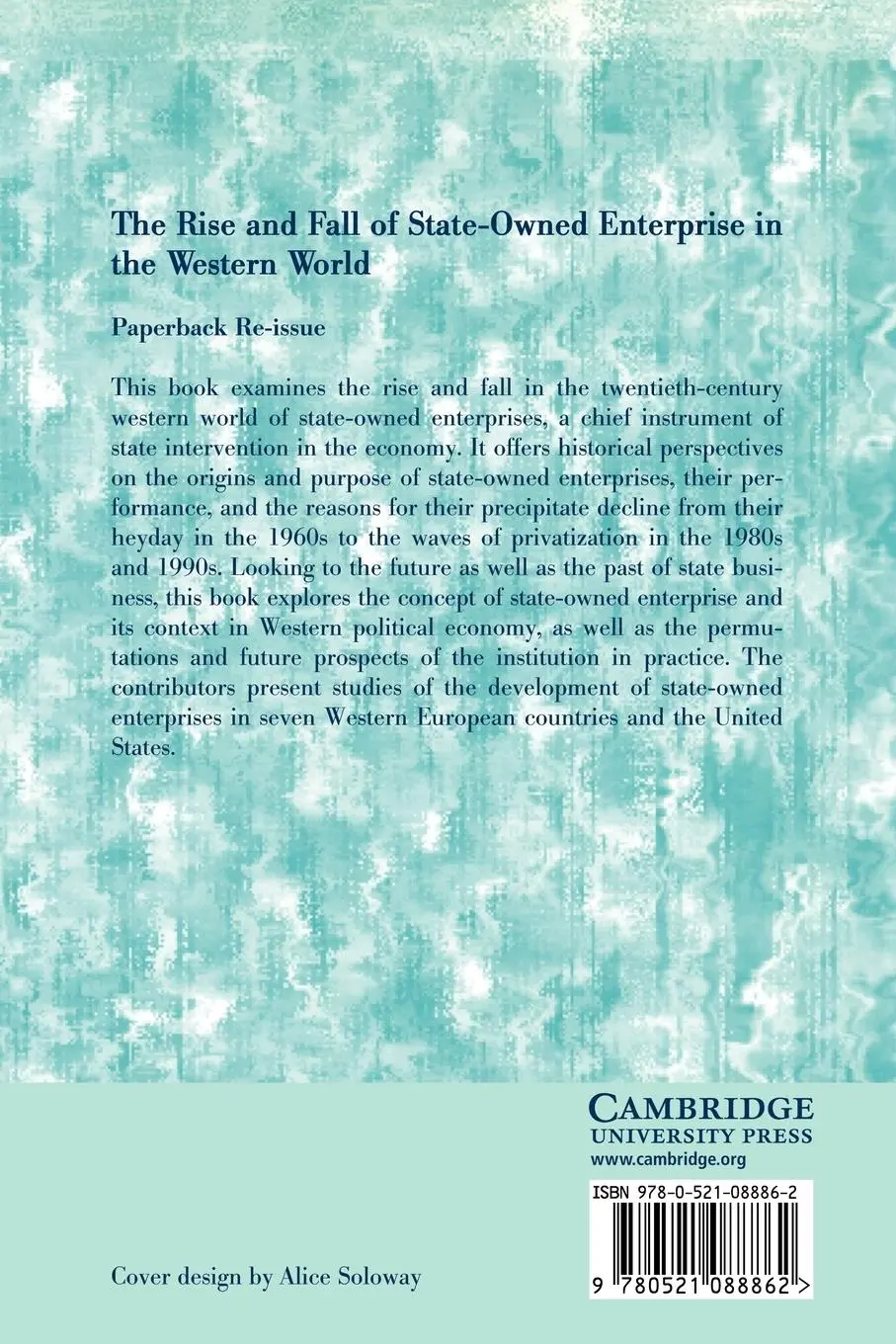 Rückseite: 9780521088862 | The Rise and Fall of State-Owned Enterprise in the Western World