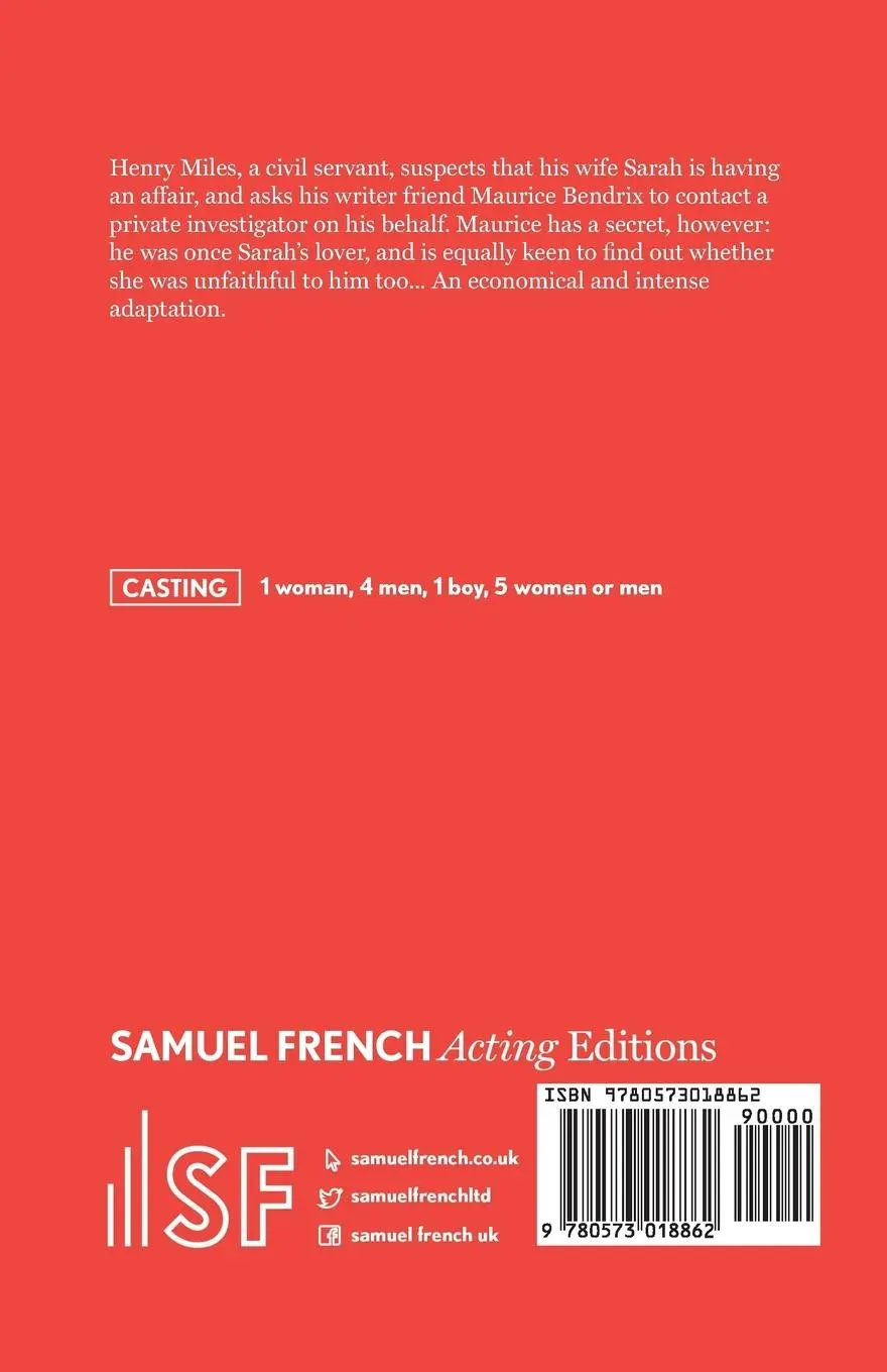 Rückseite: 9780573018862 | The Second Mrs. Tanqueray | Graham Greene | Taschenbuch | Englisch