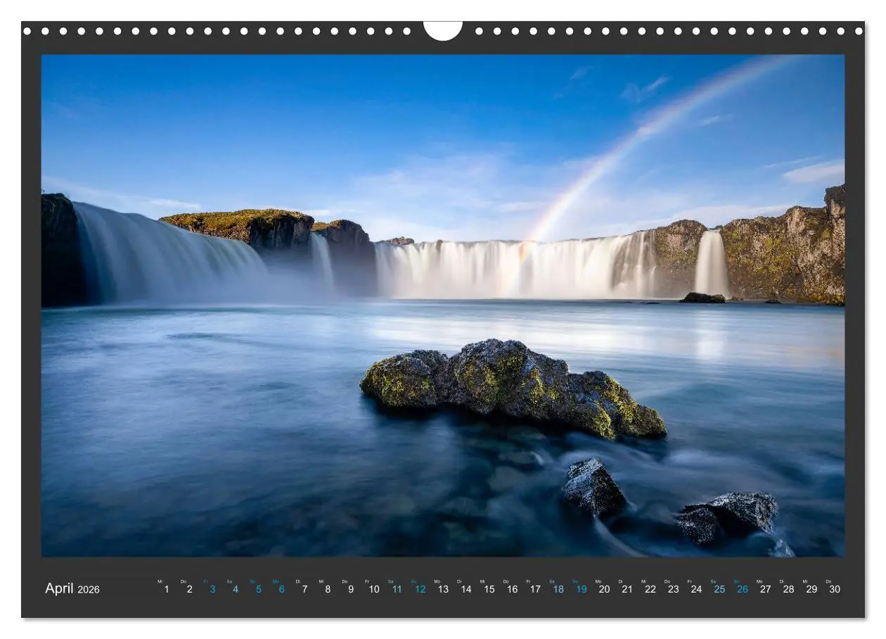 Bild: 9783457678862 | Island - Die schönsten Wasserfälle (Wandkalender 2026 DIN A3 quer),...