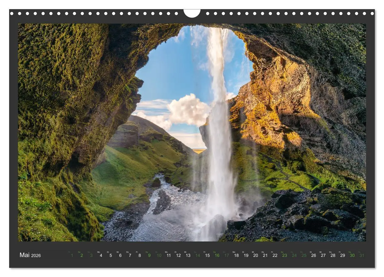 Bild: 9783457678862 | Island - Die schönsten Wasserfälle (Wandkalender 2026 DIN A3 quer),...