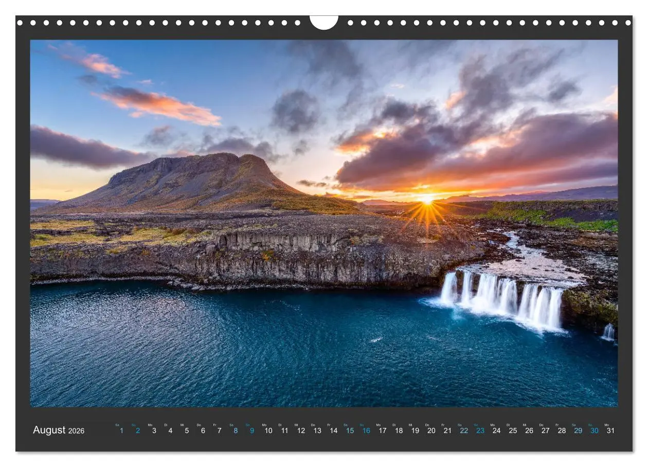 Bild: 9783457678862 | Island - Die schönsten Wasserfälle (Wandkalender 2026 DIN A3 quer),...