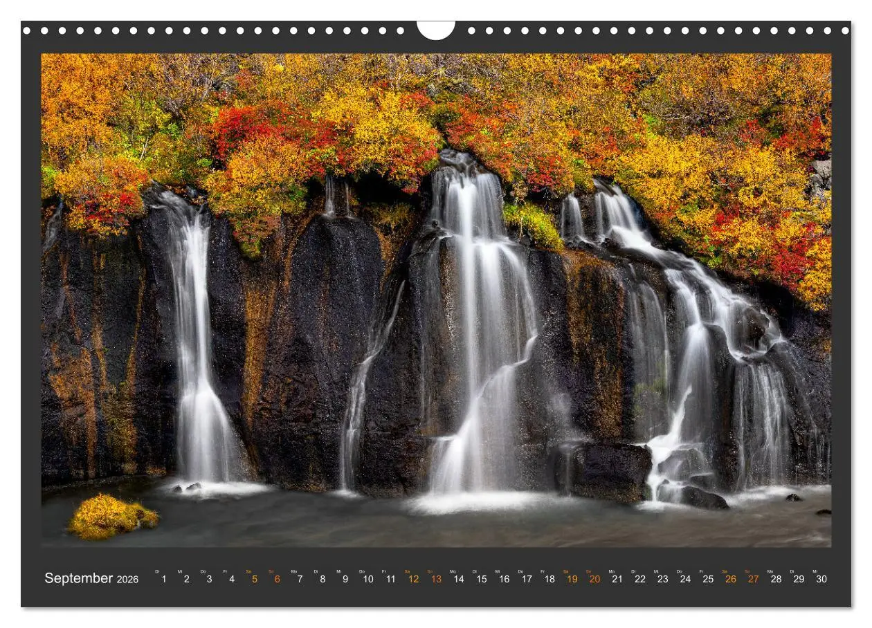 Bild: 9783457678862 | Island - Die schönsten Wasserfälle (Wandkalender 2026 DIN A3 quer),...