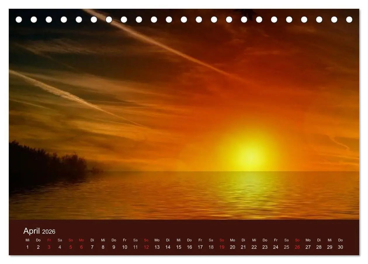 Bild: 9783516148862 | Traumstrände (Tischkalender 2026 DIN A5 quer), CALVENDO Monatskalender