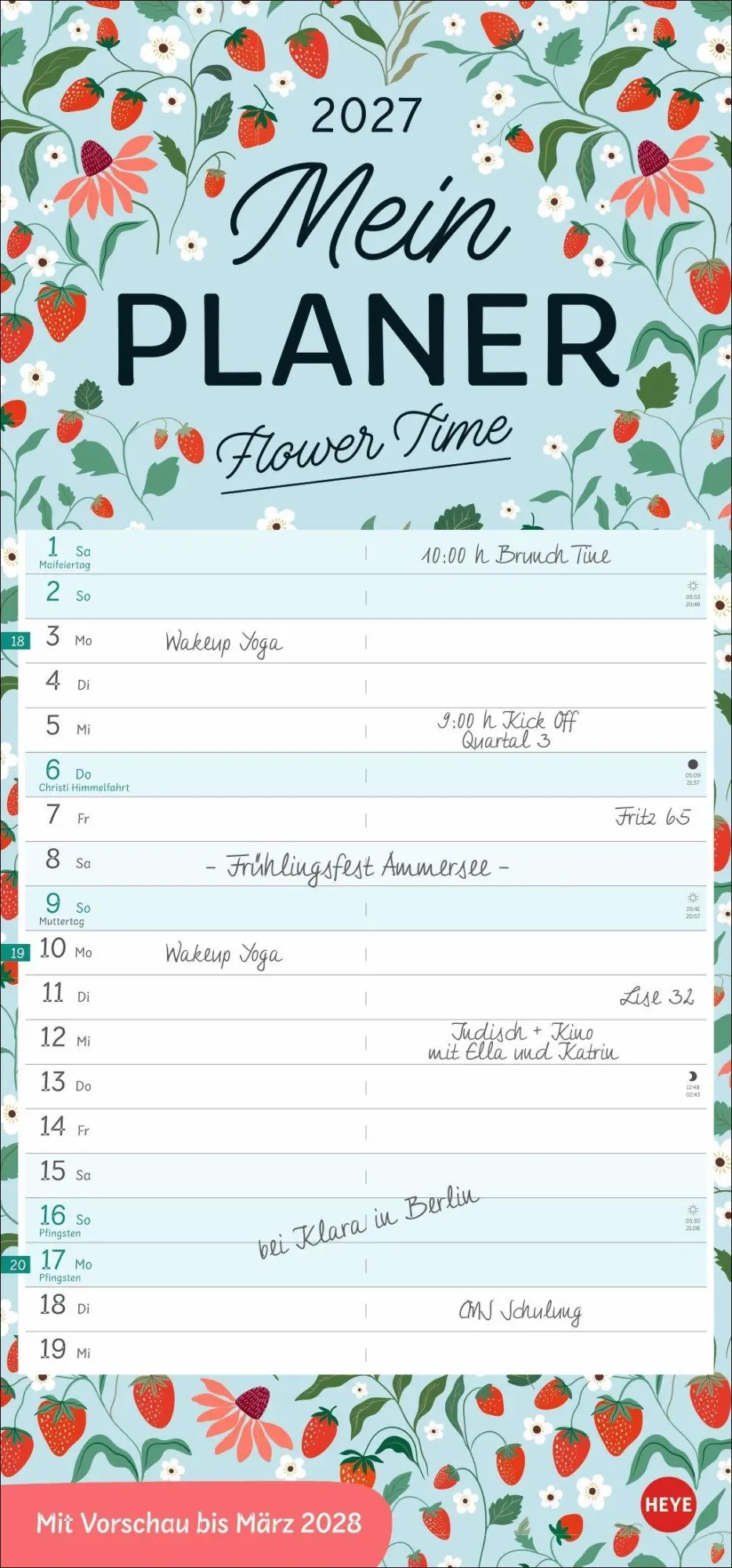 Cover: 9783756418862 | Deko-Mein Planer Flower Time 2027 | Kalender | 14 S. | Deutsch | 2027