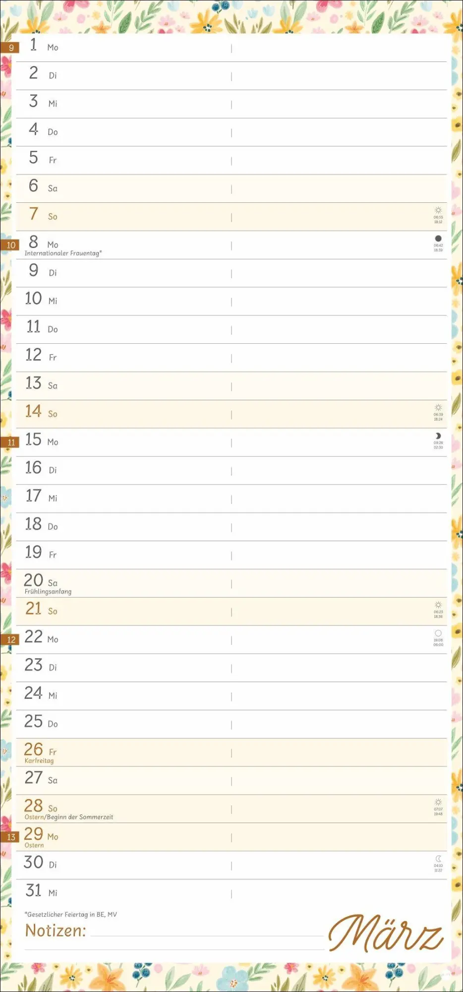 Bild: 9783756418862 | Deko-Mein Planer Flower Time 2027 | Kalender | 14 S. | Deutsch | 2027