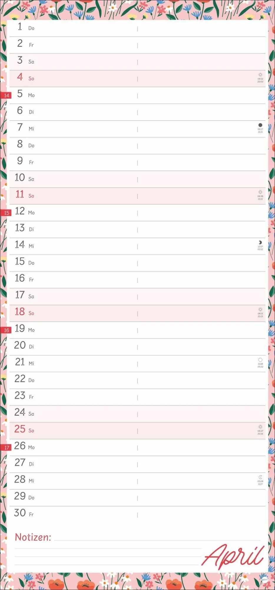 Bild: 9783756418862 | Deko-Mein Planer Flower Time 2027 | Kalender | 14 S. | Deutsch | 2027