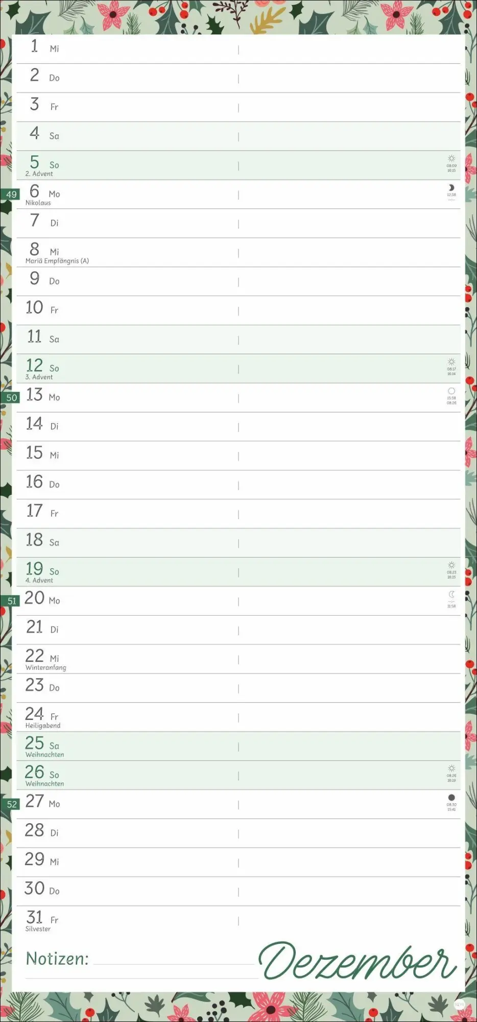 Bild: 9783756418862 | Deko-Mein Planer Flower Time 2027 | Kalender | 14 S. | Deutsch | 2027