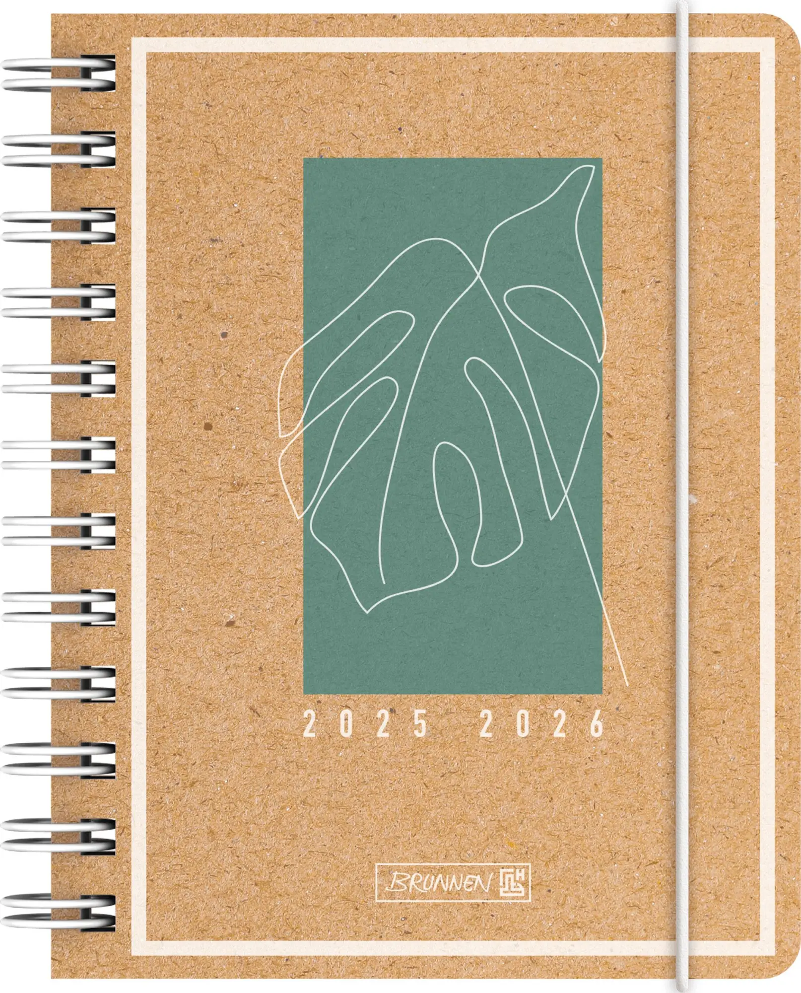 Cover: 4061947138962 | BRUNNEN Schülerkalender (2025/2026) "Jungle Leaf", 1 Seite = 1 Tag,...