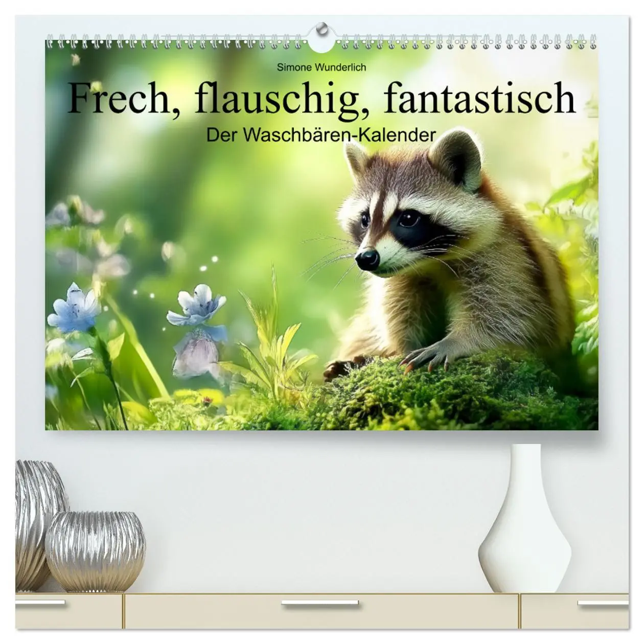 Cover: 9783457288962 | Frech, flauschig, fantastisch - Der Waschbären-Kalender...