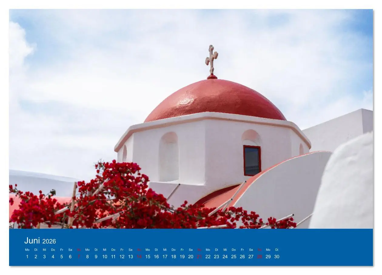 Bild: 9783457358962 | Griechenland - Mykonos Kalender (hochwertiger Premium Wandkalender...