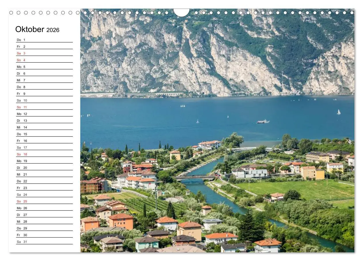 Bild: 9783457978962 | WUNDERBARER GARDASEE Riva del Garda und Torbole (Wandkalender 2026...