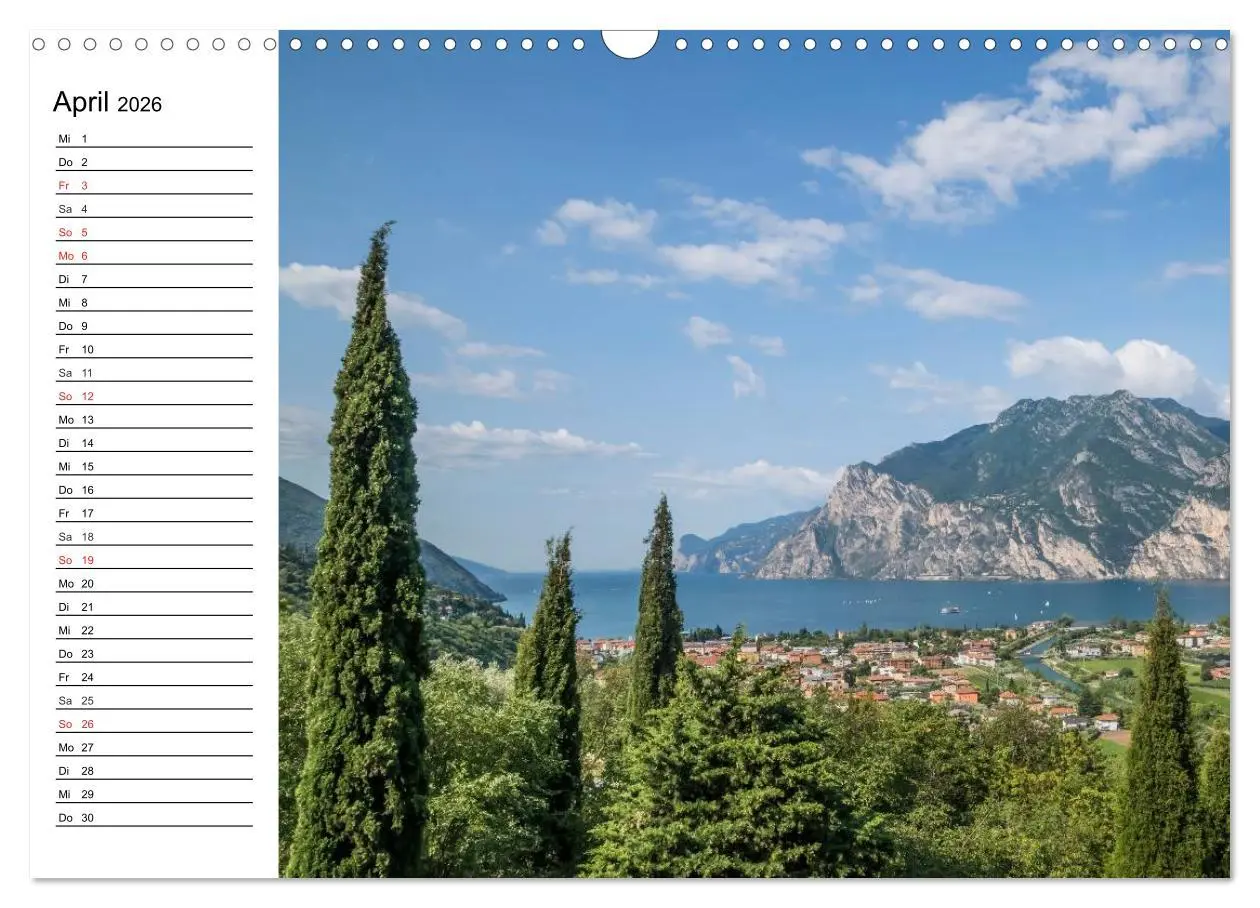 Bild: 9783457978962 | WUNDERBARER GARDASEE Riva del Garda und Torbole (Wandkalender 2026...