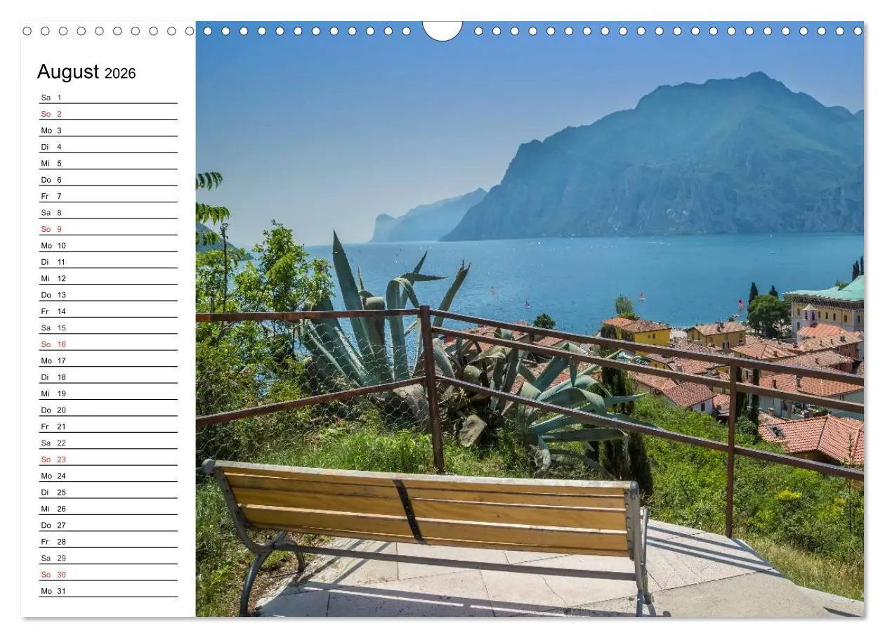 Bild: 9783457978962 | WUNDERBARER GARDASEE Riva del Garda und Torbole (Wandkalender 2026...