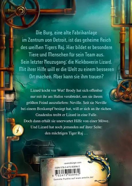 Rückseite: 9783473408962 | Stadt der bösen Tiere, Band 1 - Die Burg | Gina Mayer | Buch | 288 S.