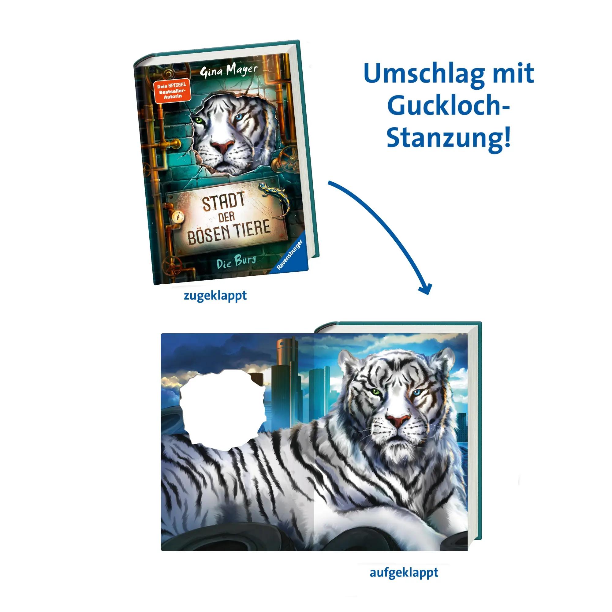 Bild: 9783473408962 | Stadt der bösen Tiere, Band 1 - Die Burg | Gina Mayer | Buch | 288 S.