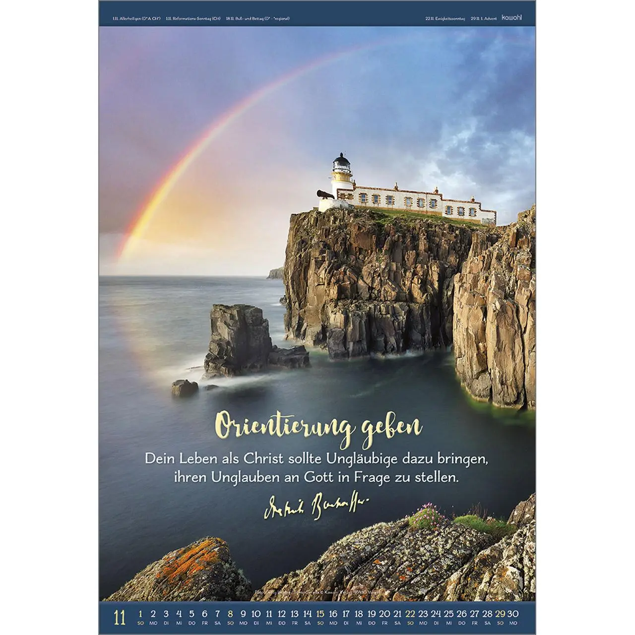 Bild: 9783754808962 | Gott ist für uns 2026 | Dietrich Bonhoeffer-Kalender | Bonhoeffer