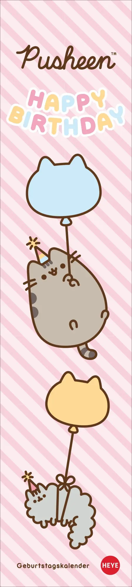 Cover: 9783756408962 | Pusheen Geburtstagskalender Langplaner | Kalender | Spiralbindung