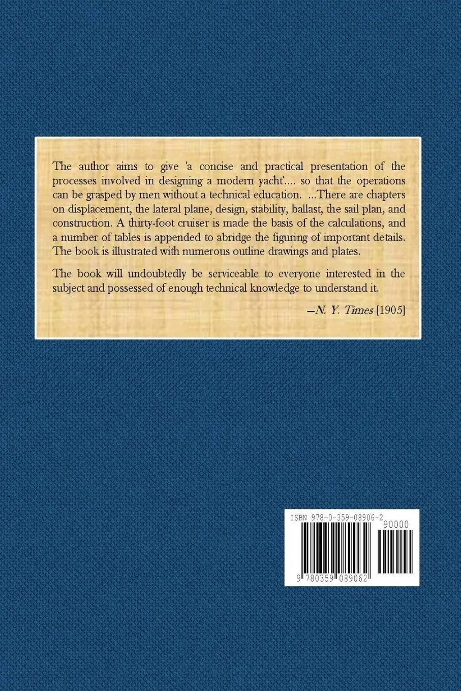Rückseite: 9780359089062 | Elements of Yacht Design | Norman L. Skene | Taschenbuch | Englisch