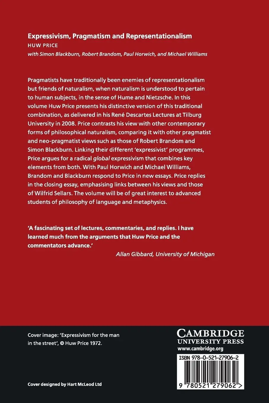 Rückseite: 9780521279062 | Expressivism, Pragmatism and Representationalism | Huw Price (u. a.)