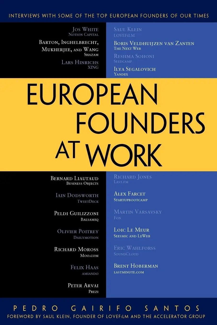 Cover: 9781430239062 | European Founders at Work | Pedro Gairifo Santos | Taschenbuch | xii