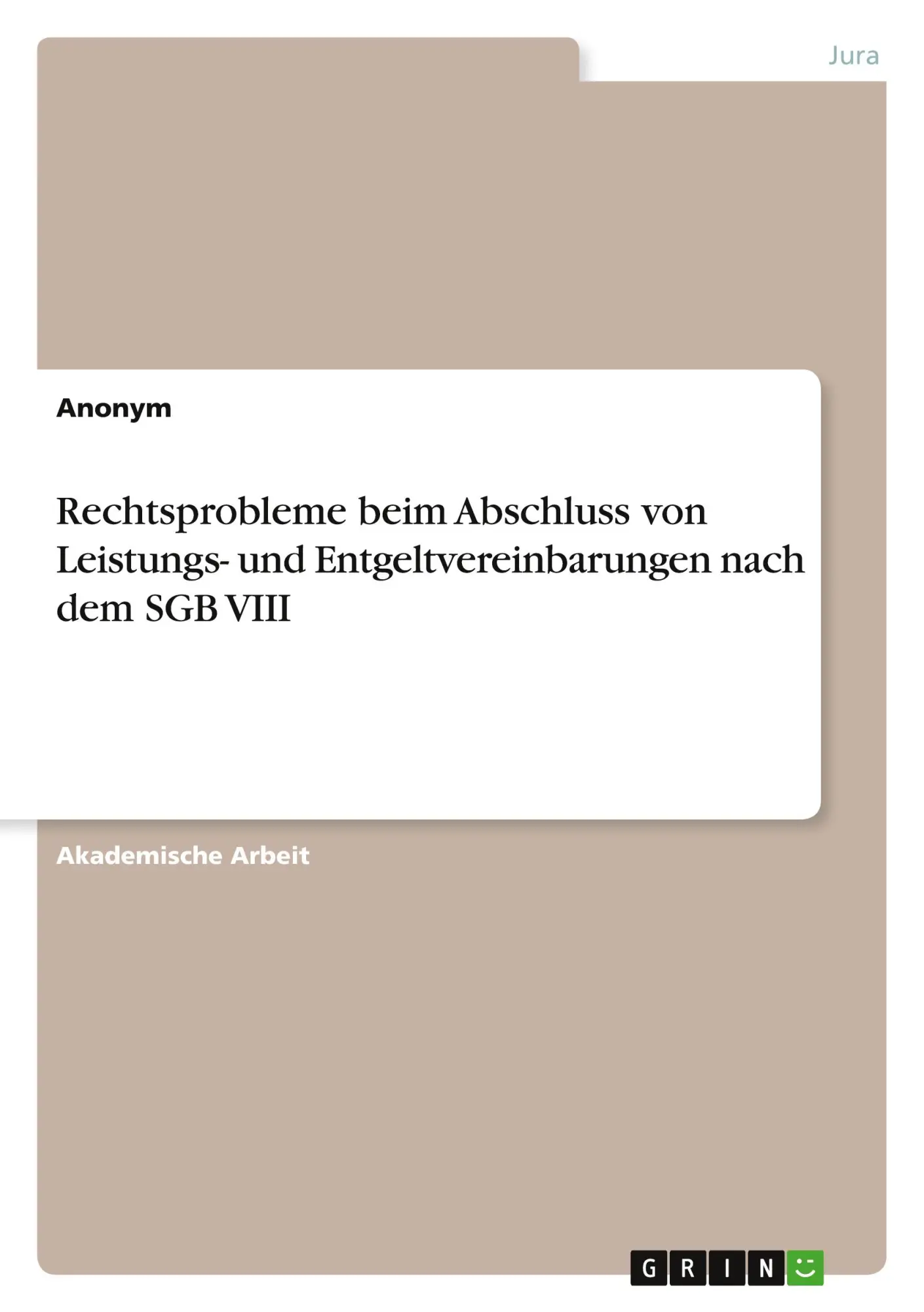 Cover: 9783346819062 | Rechtsprobleme beim Abschluss von Leistungs- und...