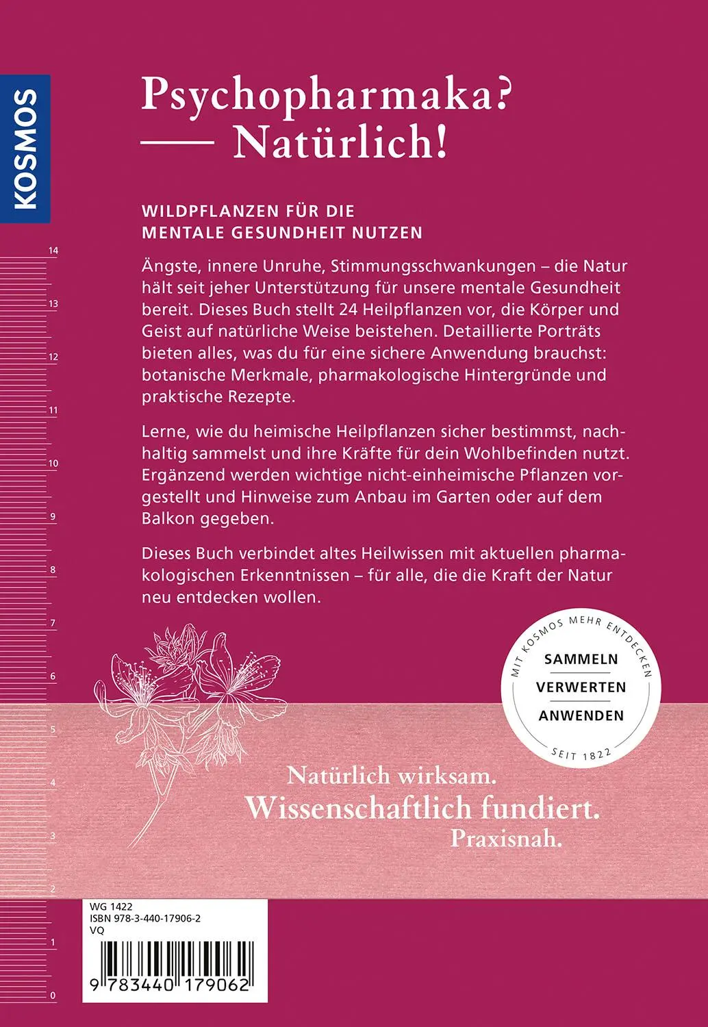 Rückseite: 9783440179062 | Wildpflanzen für die mentale Gesundheit | Phil Käding | Taschenbuch
