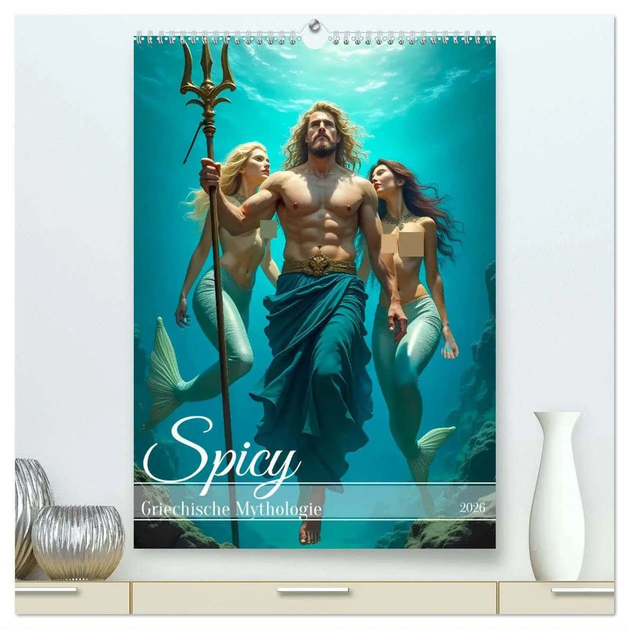 Cover: 9783457249062 | Spicy - Griechische Mythologie (hochwertiger Premium Wandkalender...